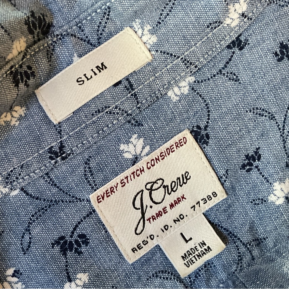 J Crew Cotton Shirt, Large - Picture 4 of 4